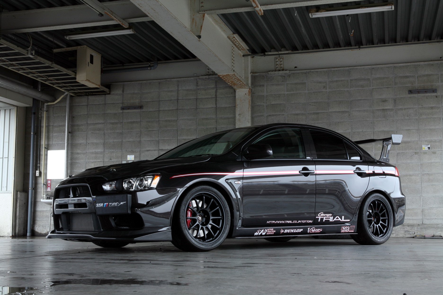 evo lancer black