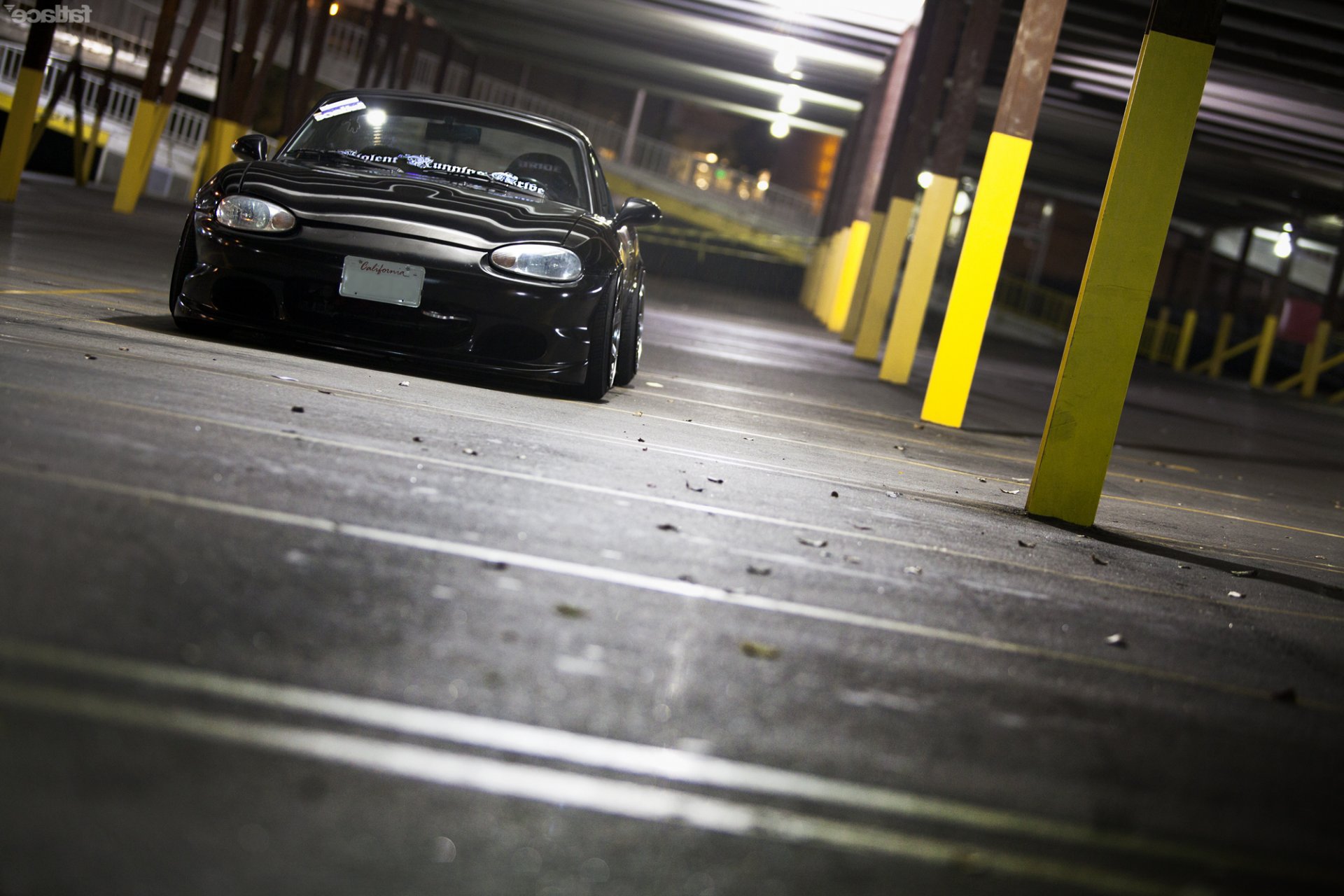 mazda miata black jdm