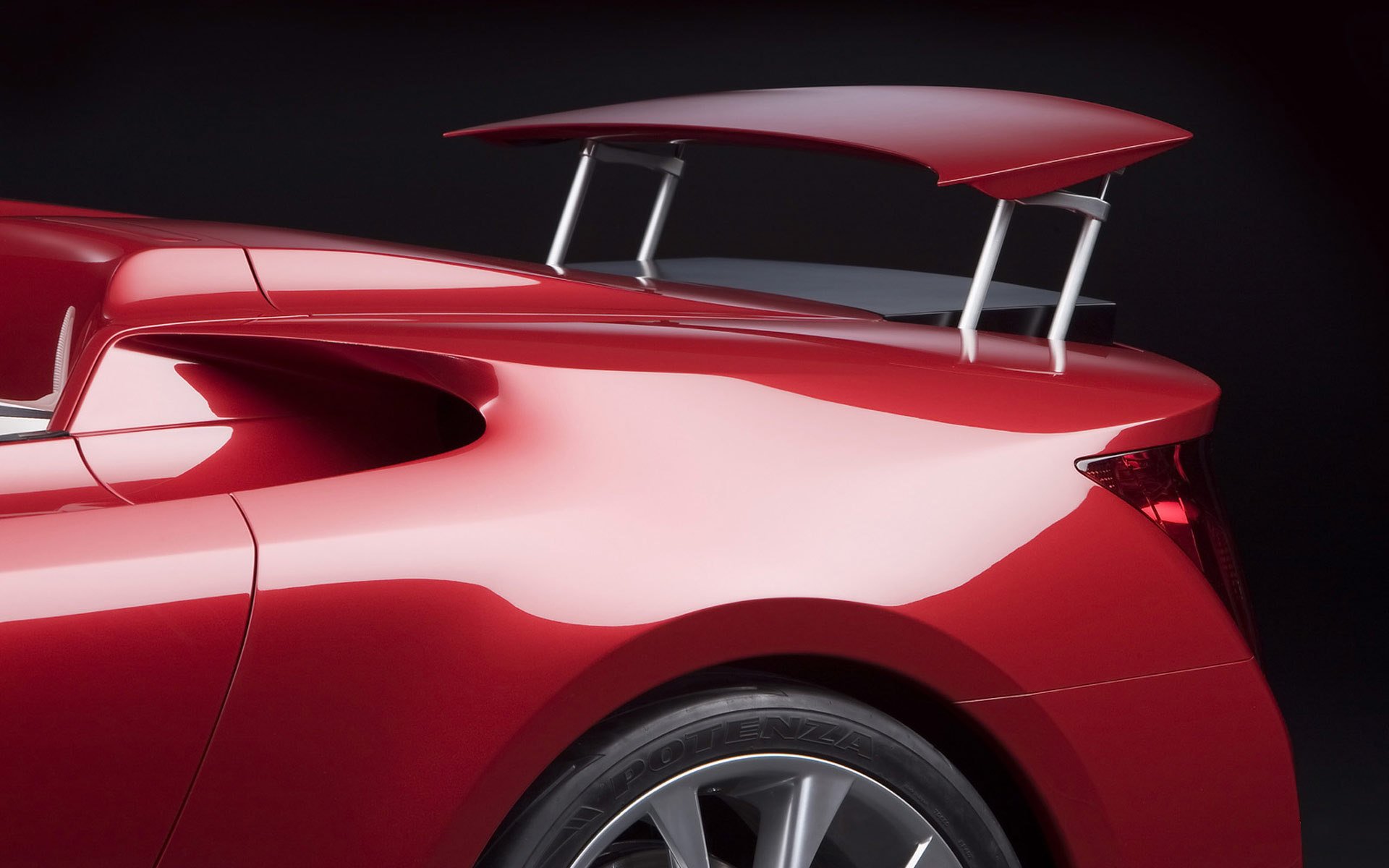 lexus automobili lexus auto automobili spoiler rosso rossi