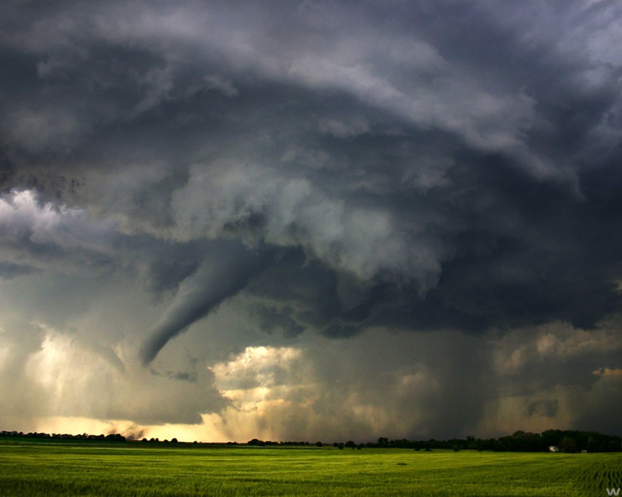 tempête tornade champ