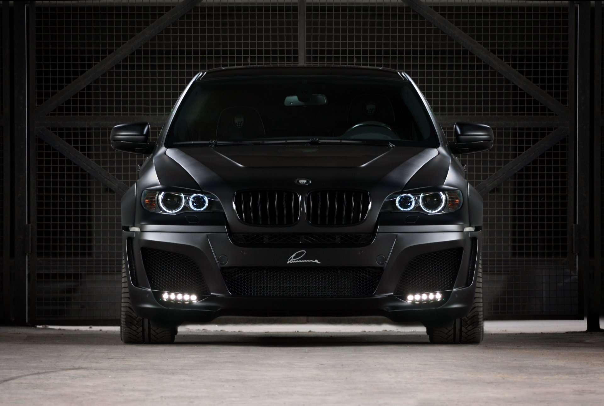 bmw x6 fari nero