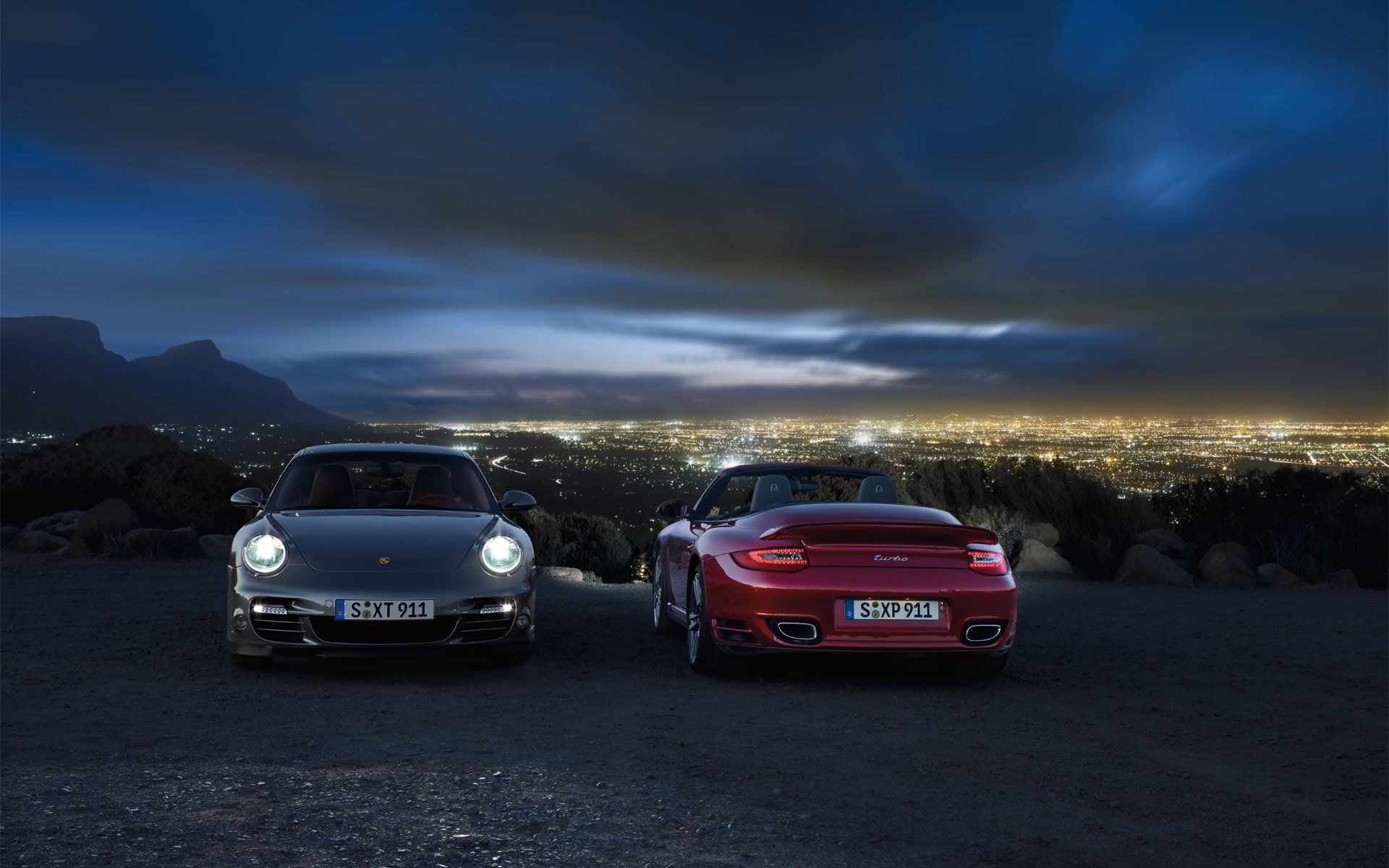 porsche porsche porsche scuro 911 carrera città notte