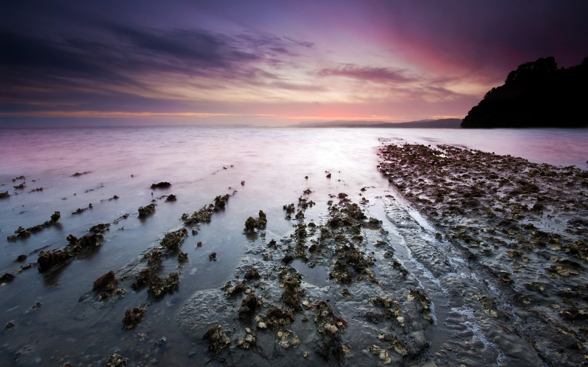 costa mar piedras horizonte