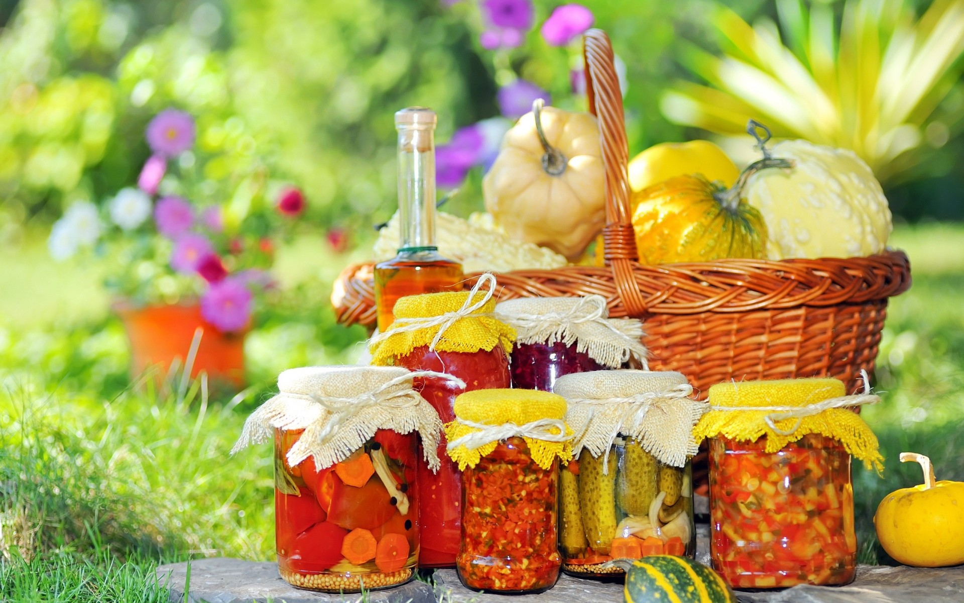 öl gläser gras blumen einkaufen topf flasche