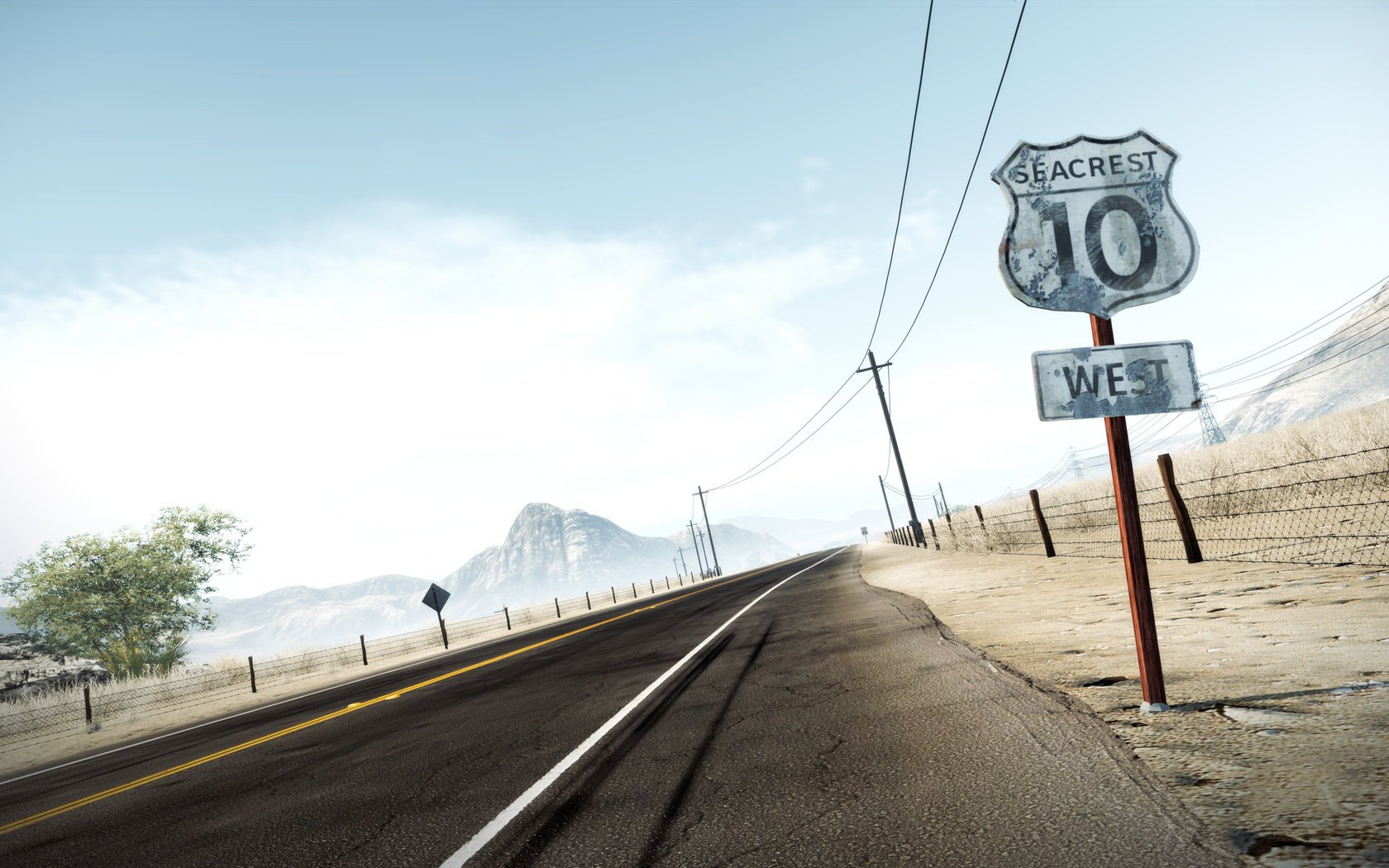 need for speed: hot pursuit road sign