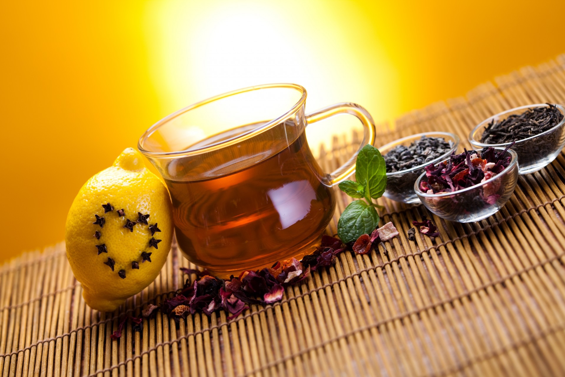 heart cupcakes lemon spices tea cup