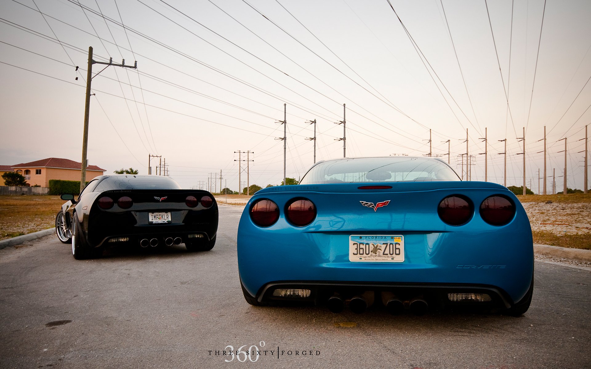 chevrolet corvette nero blu