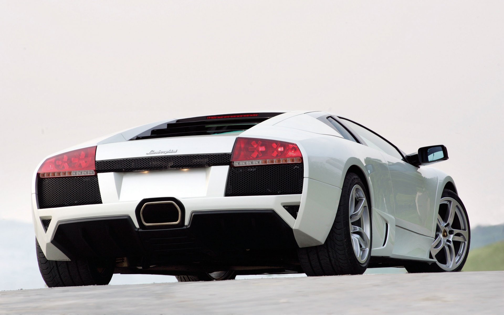 lamborghini murcielago белая фары