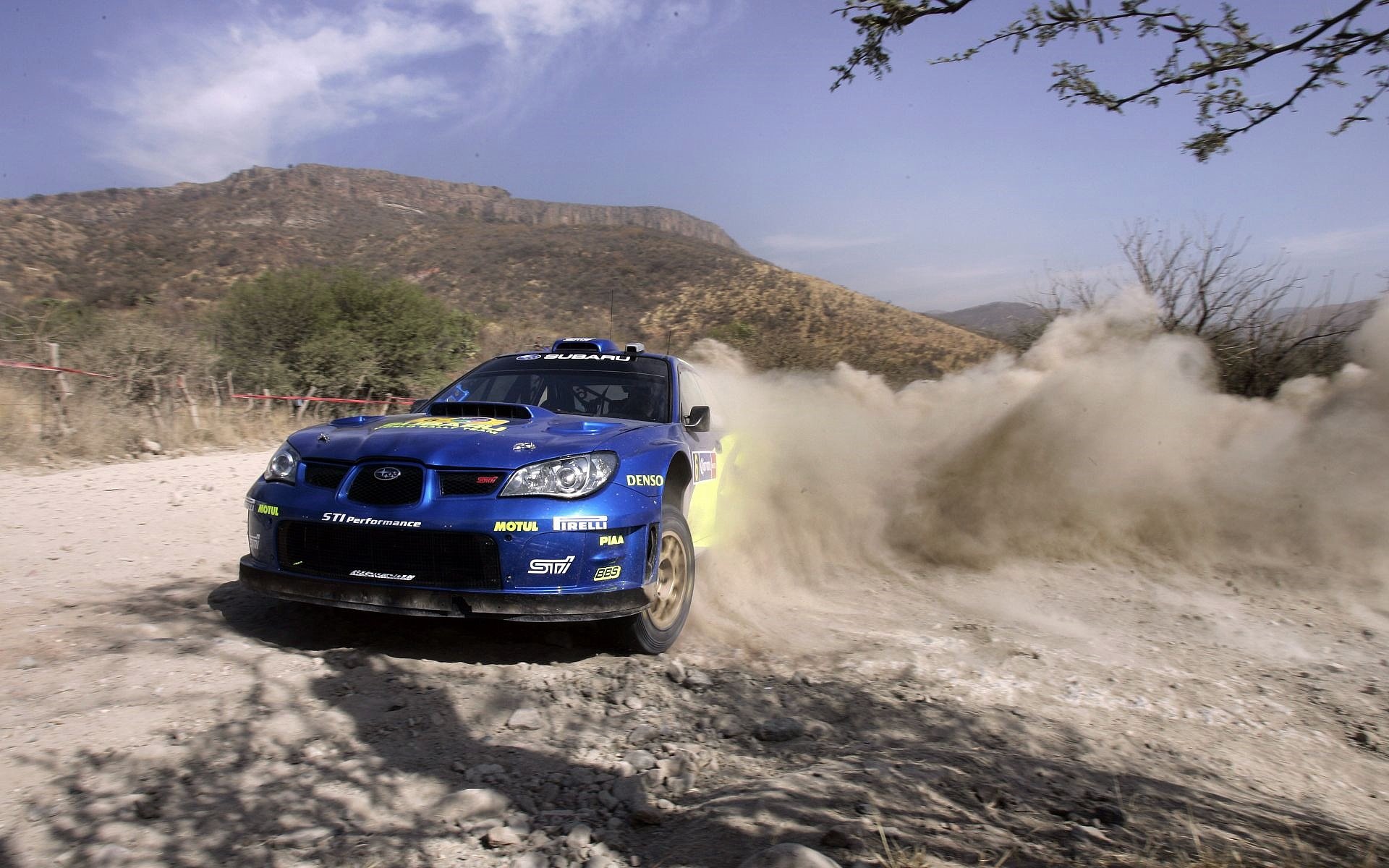 carrera subaru derrape rally