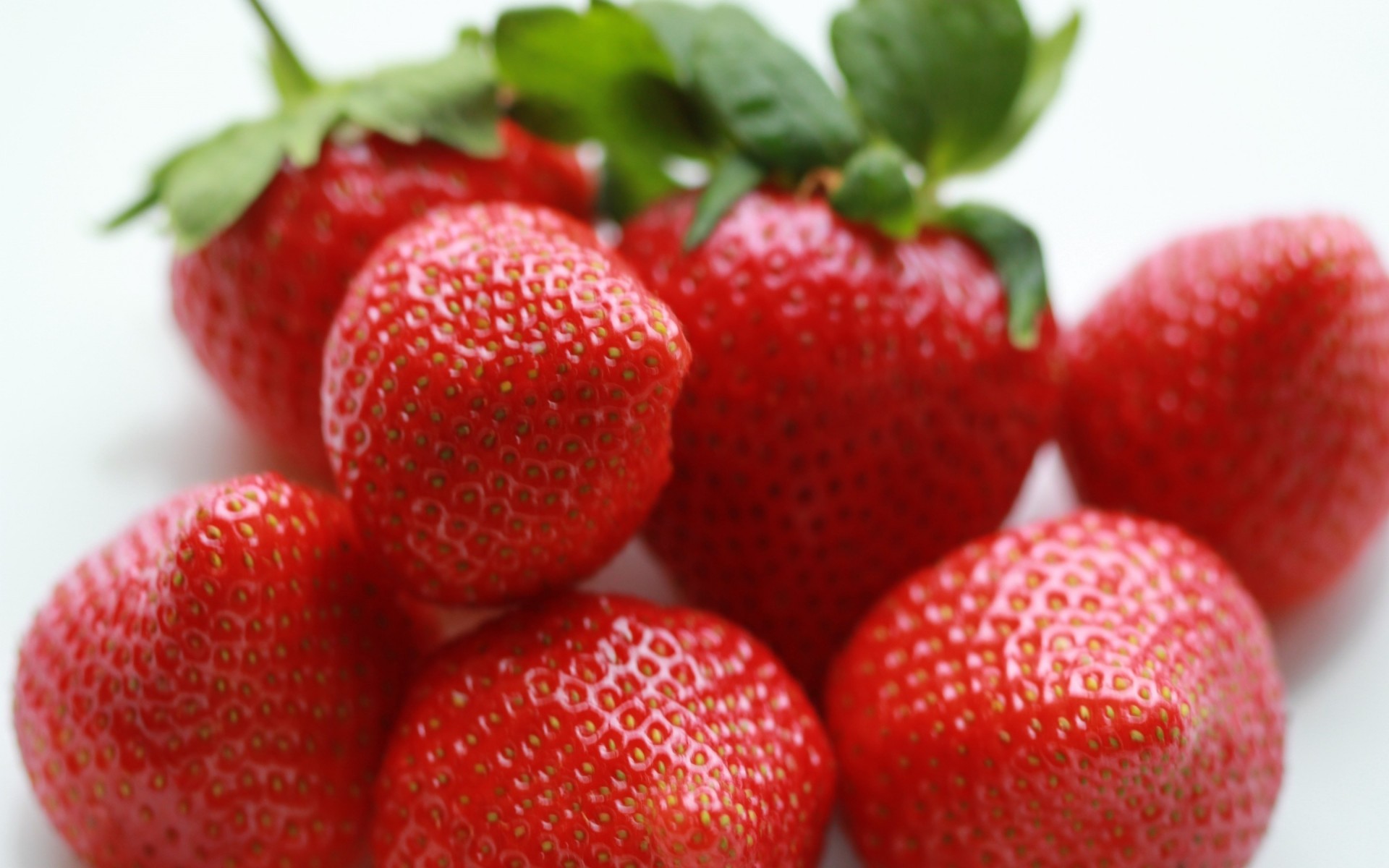 trawberry ripe red delicious sweet close up