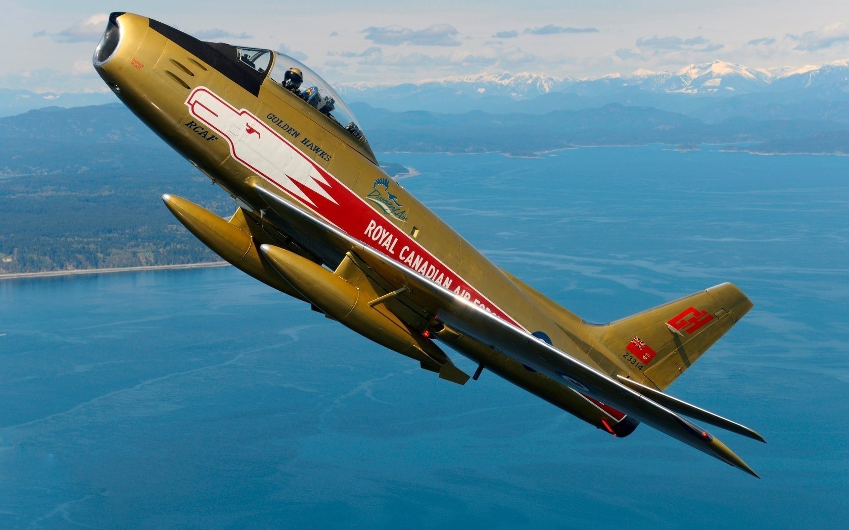 hawks sabre canadair flugzeug golden himmel