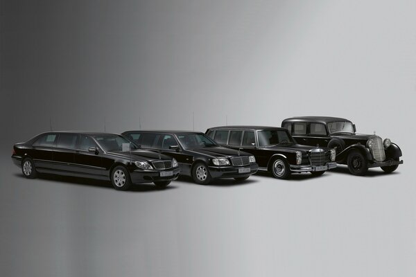 Die Entwicklung der Mercedes-Benz Limousine in Fotos