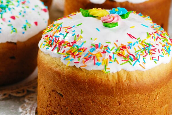 Pastel de mantequilla para la fiesta de Pascua