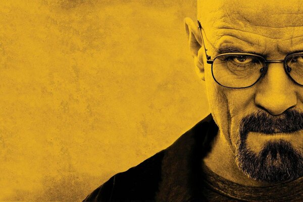 A character from the TV series Breaking Bad in yellow