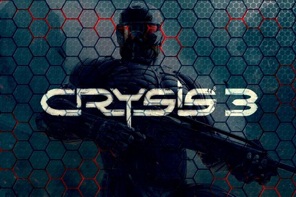 Soldato con una mitragliatrice nella schermata iniziale di crysis 3