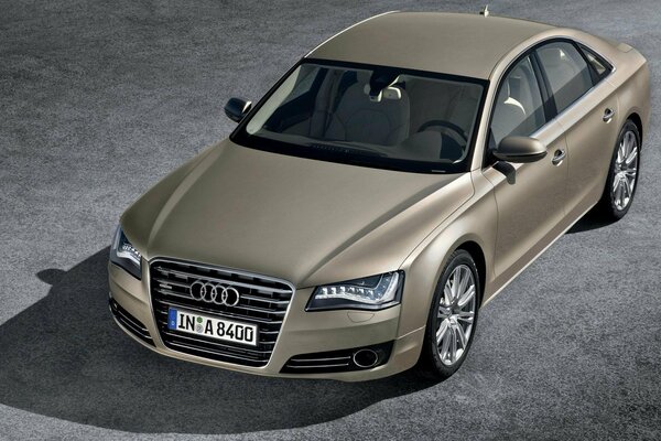 Audi car color golden metallic