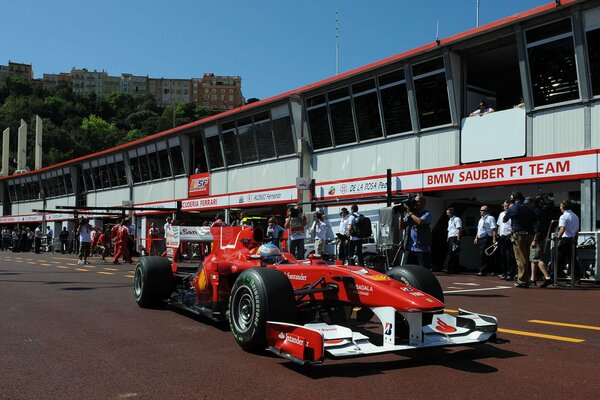 Formuła 1 Ferrari Red Monte Carlo 2010