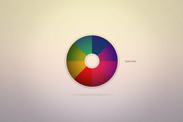 A color wheel with a juicy palette