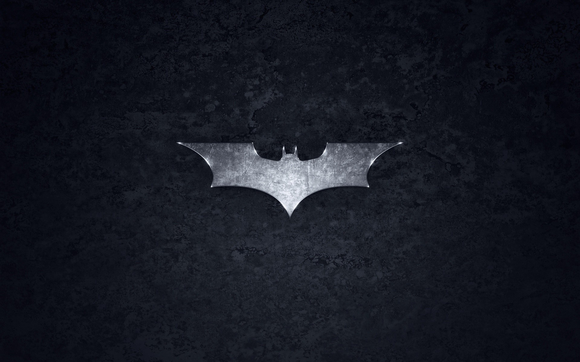 batman logo grey