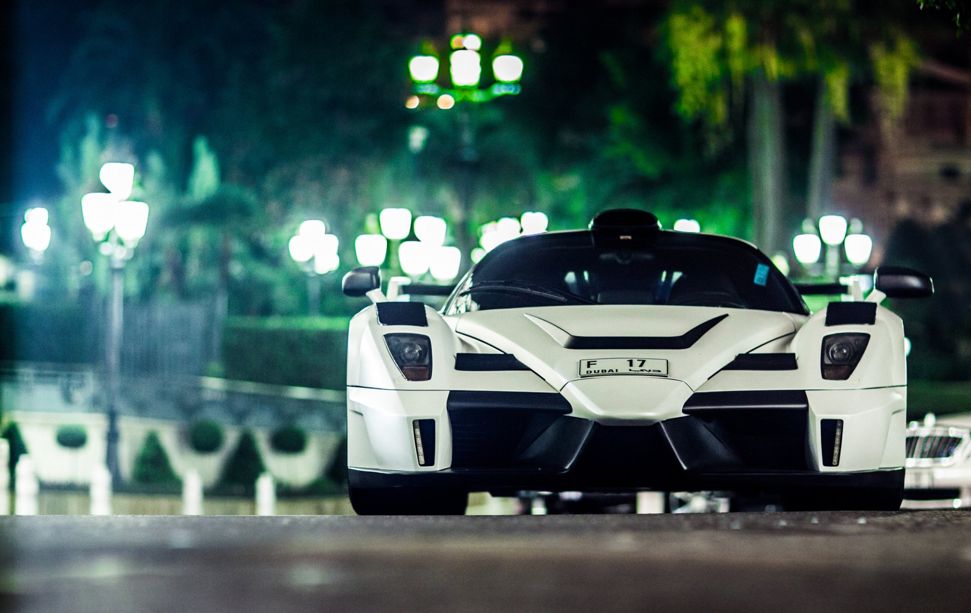 ferrari enzo gemballa blanc tuning ferrari