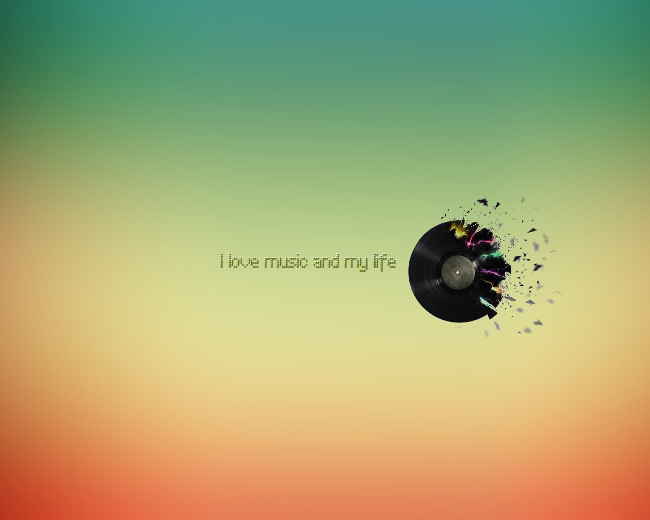 i love music and my life album flower