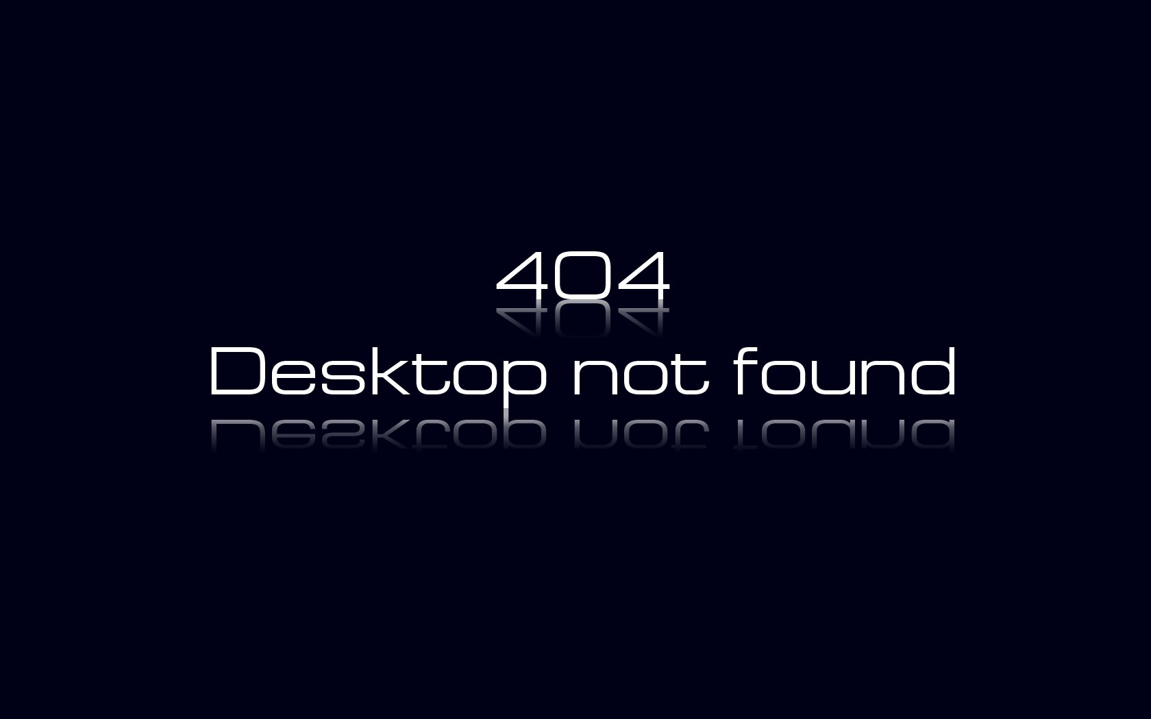desktop not found