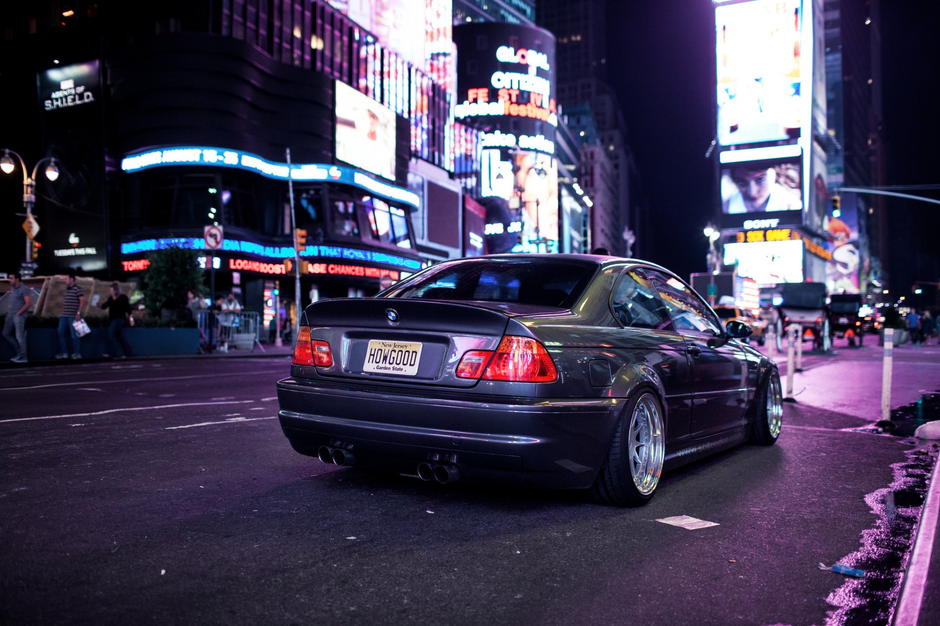 bmw e46 tuning bmw m3 ciudad noche luces