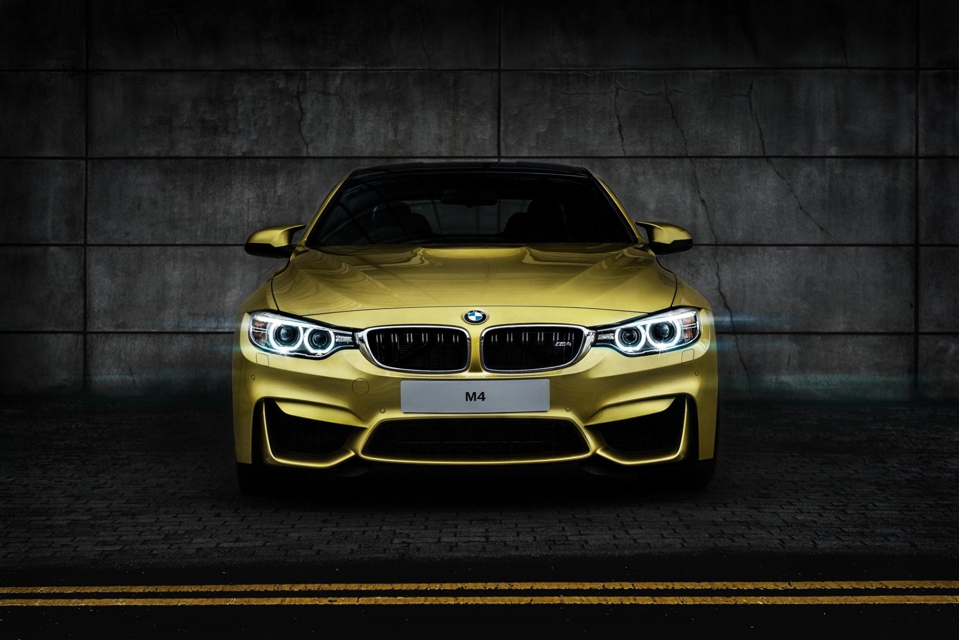 bmw m4 coupé f82 jaune avant tomirri bmw