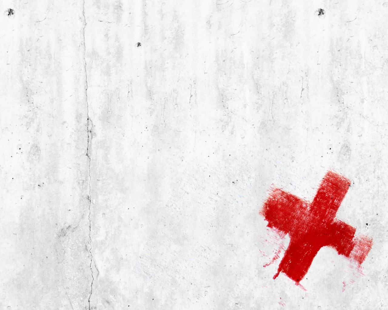 canvas textures minimalism cross white red