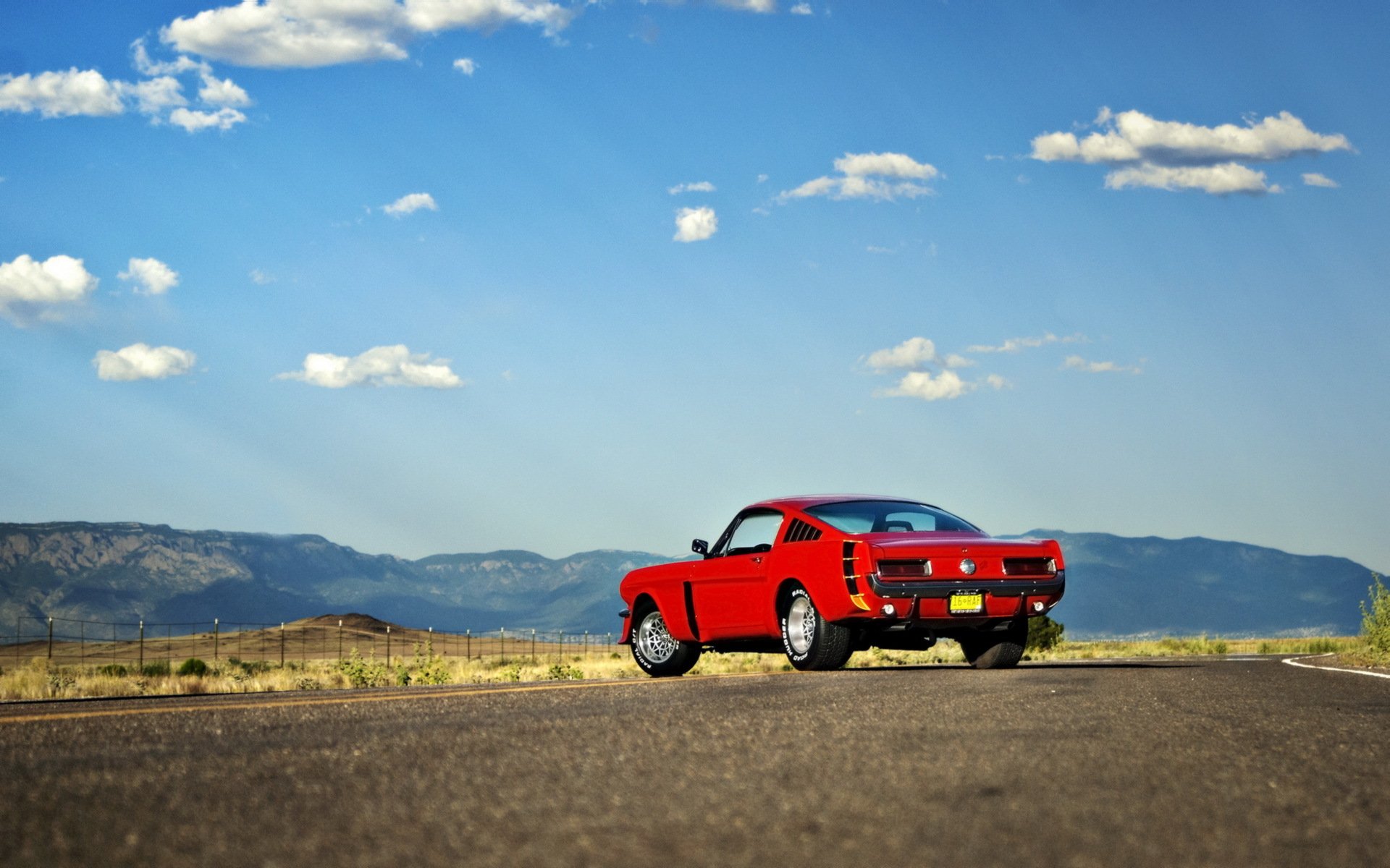 ford mustang auto straße