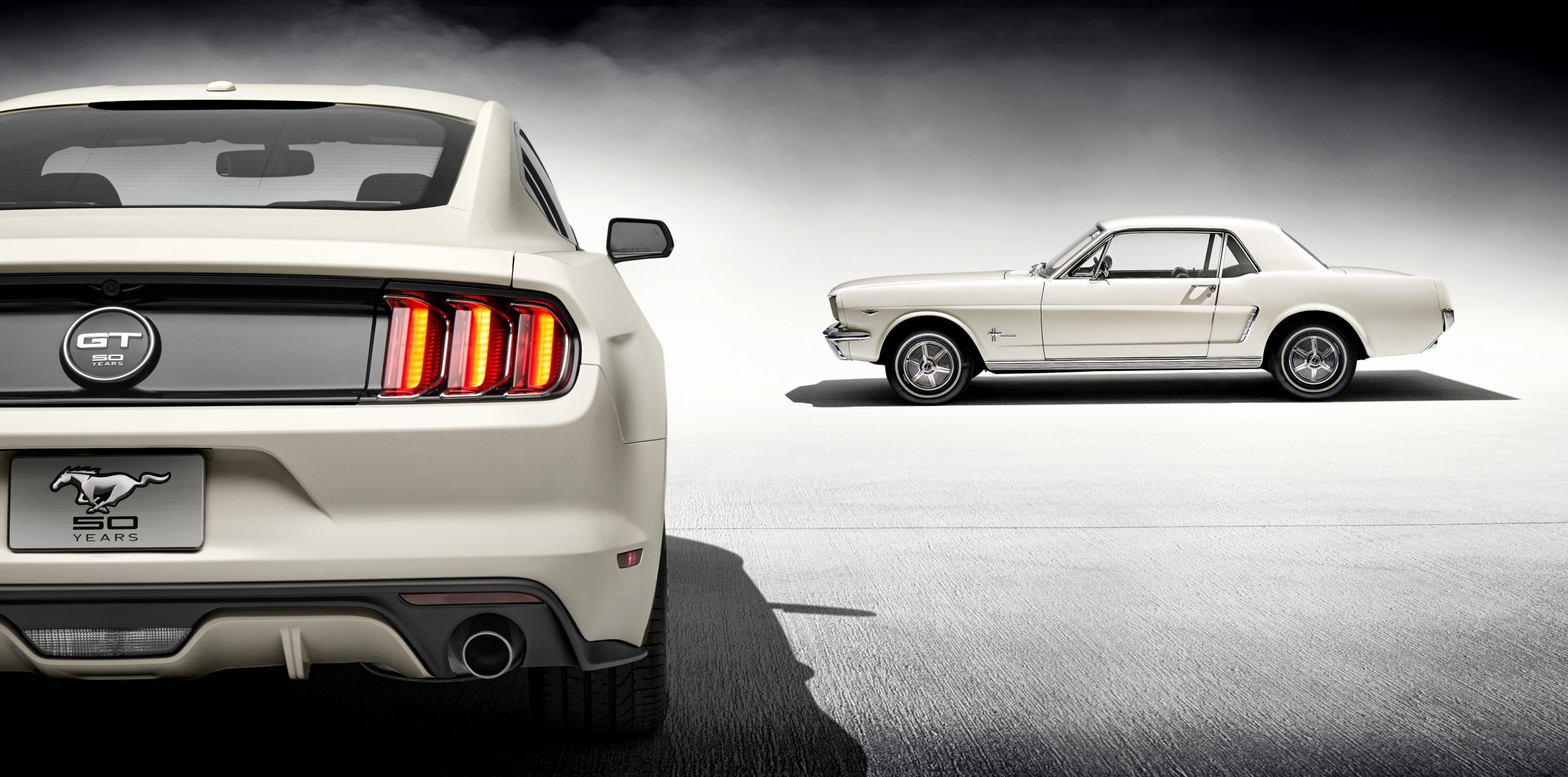 ford mustang 2015 anno 50 limited edition 1965 bianco