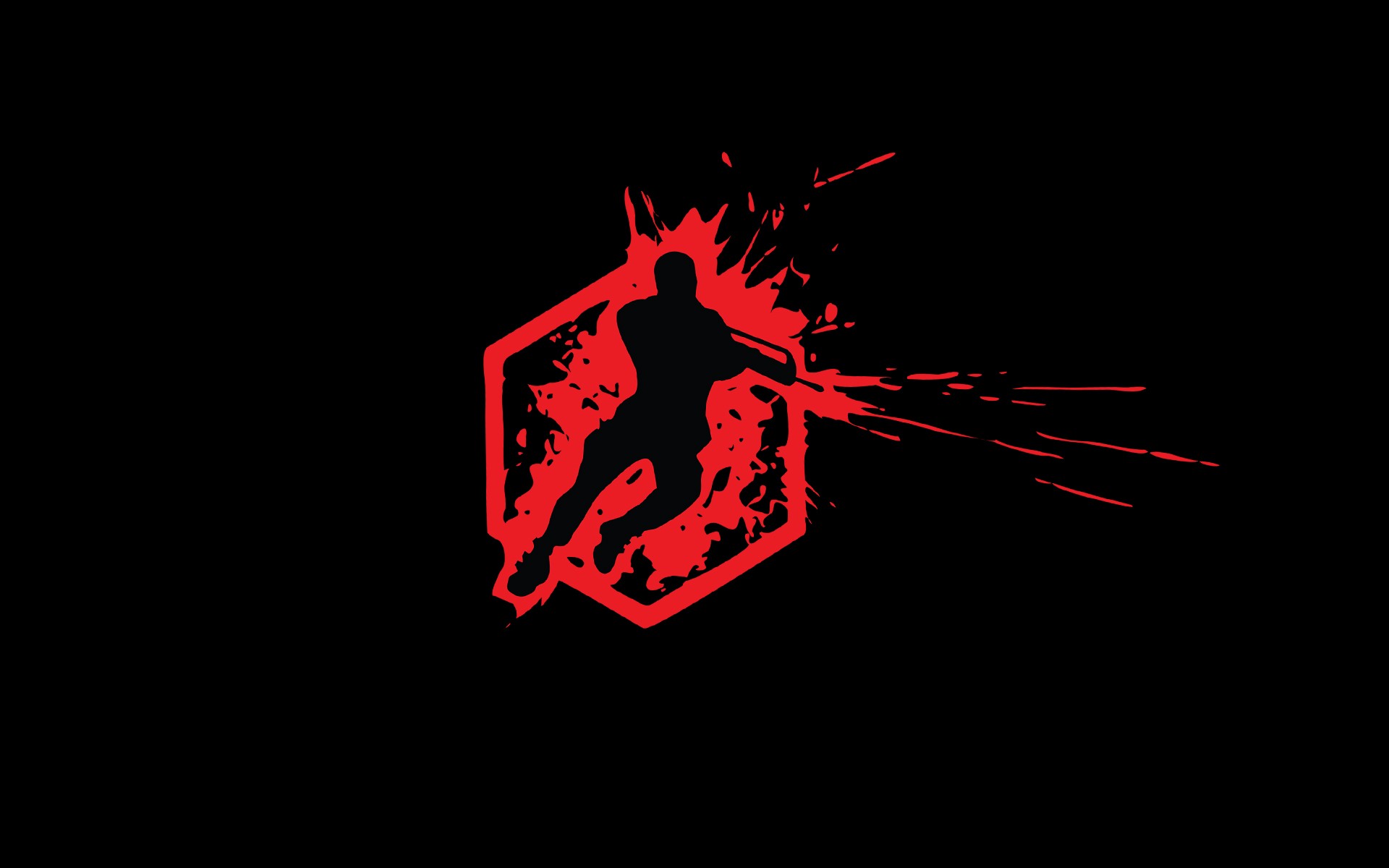 crysis guerras sangre minimalismo logotipo