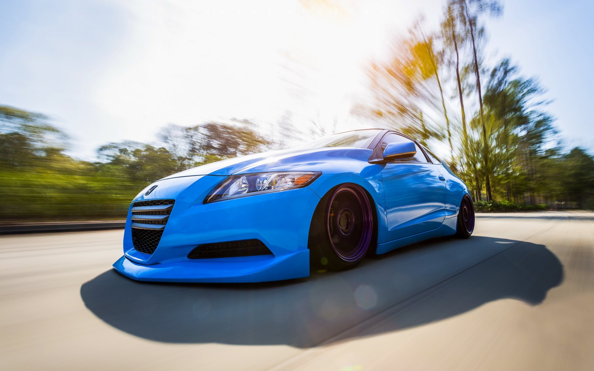 honda cr-z tuning voiture en mouvement papier peint automatique honda