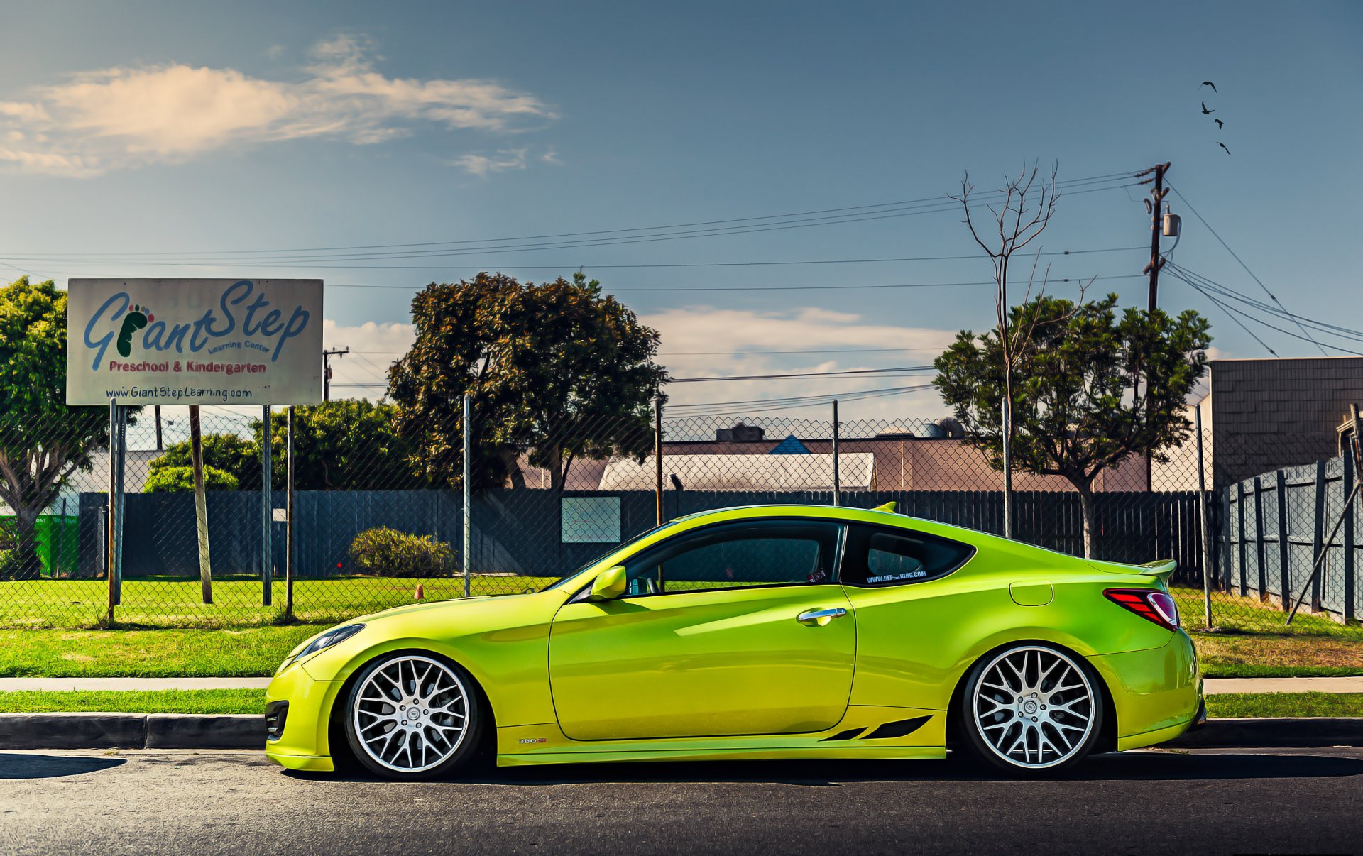 hyundai génesis posición tuning verde hyundai coupe génesis