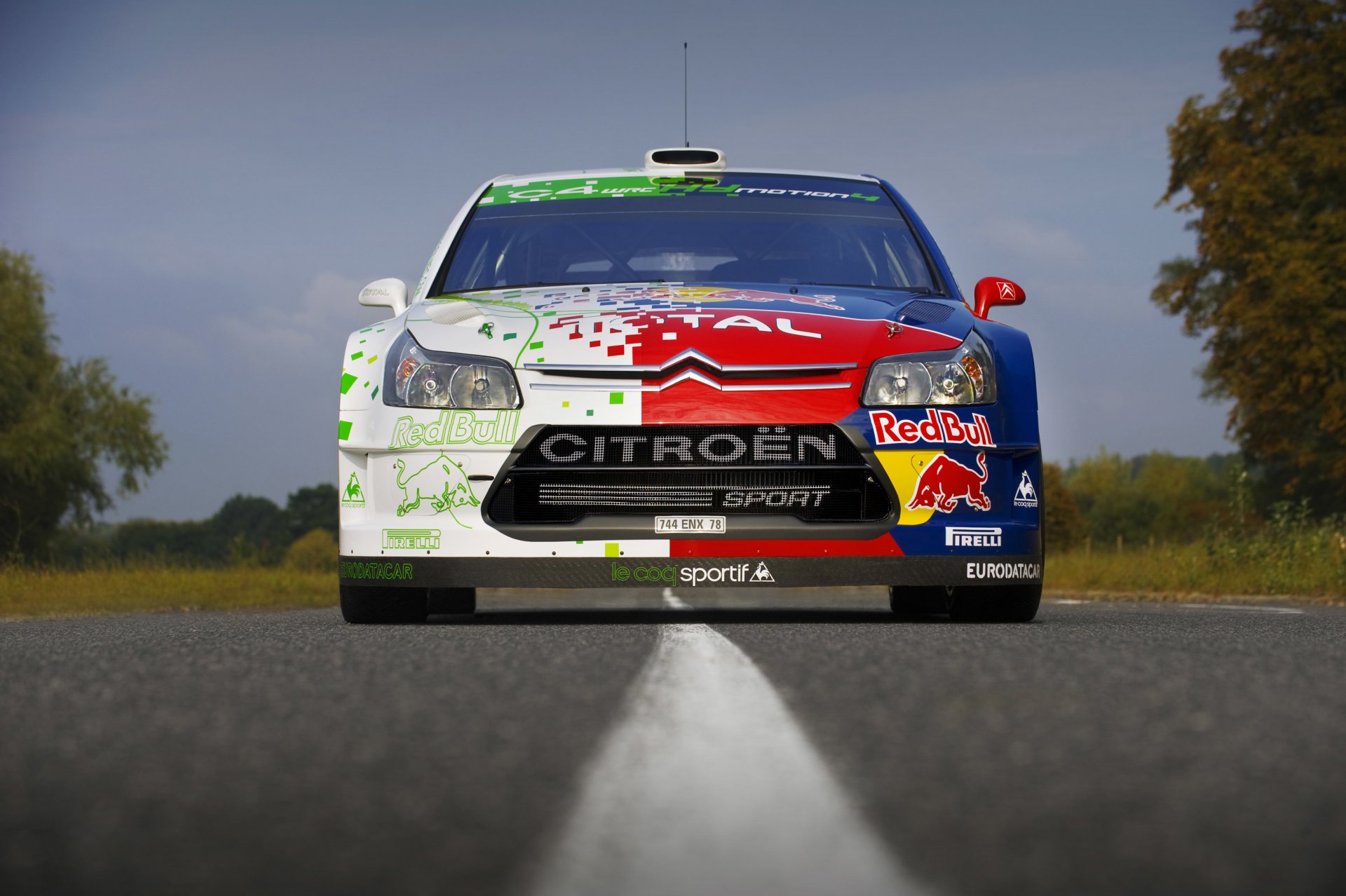 citroen c4 zlot sebastien loeb droga asfalt pas