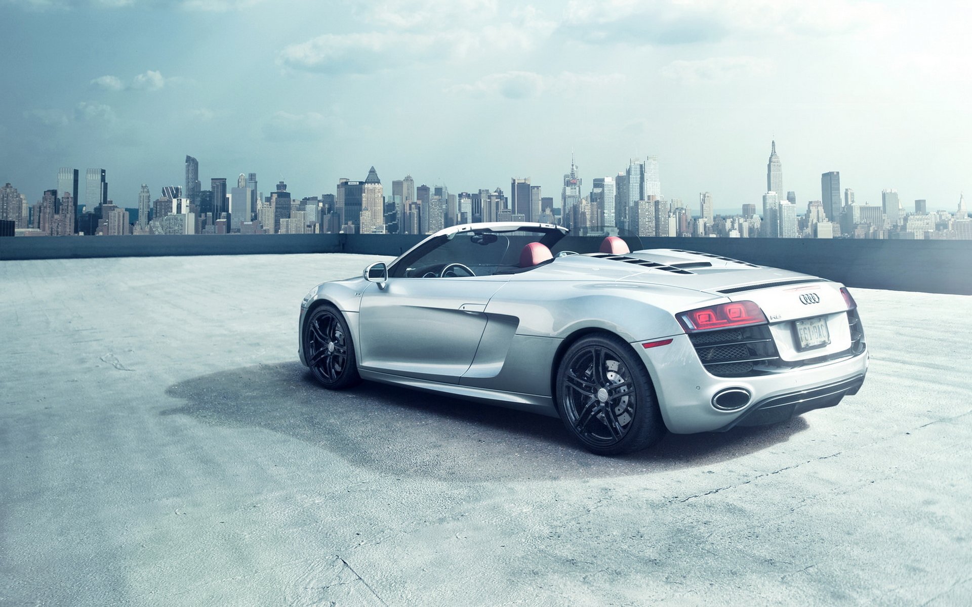 audi r8 samochód nowy jork miasto audi roadster