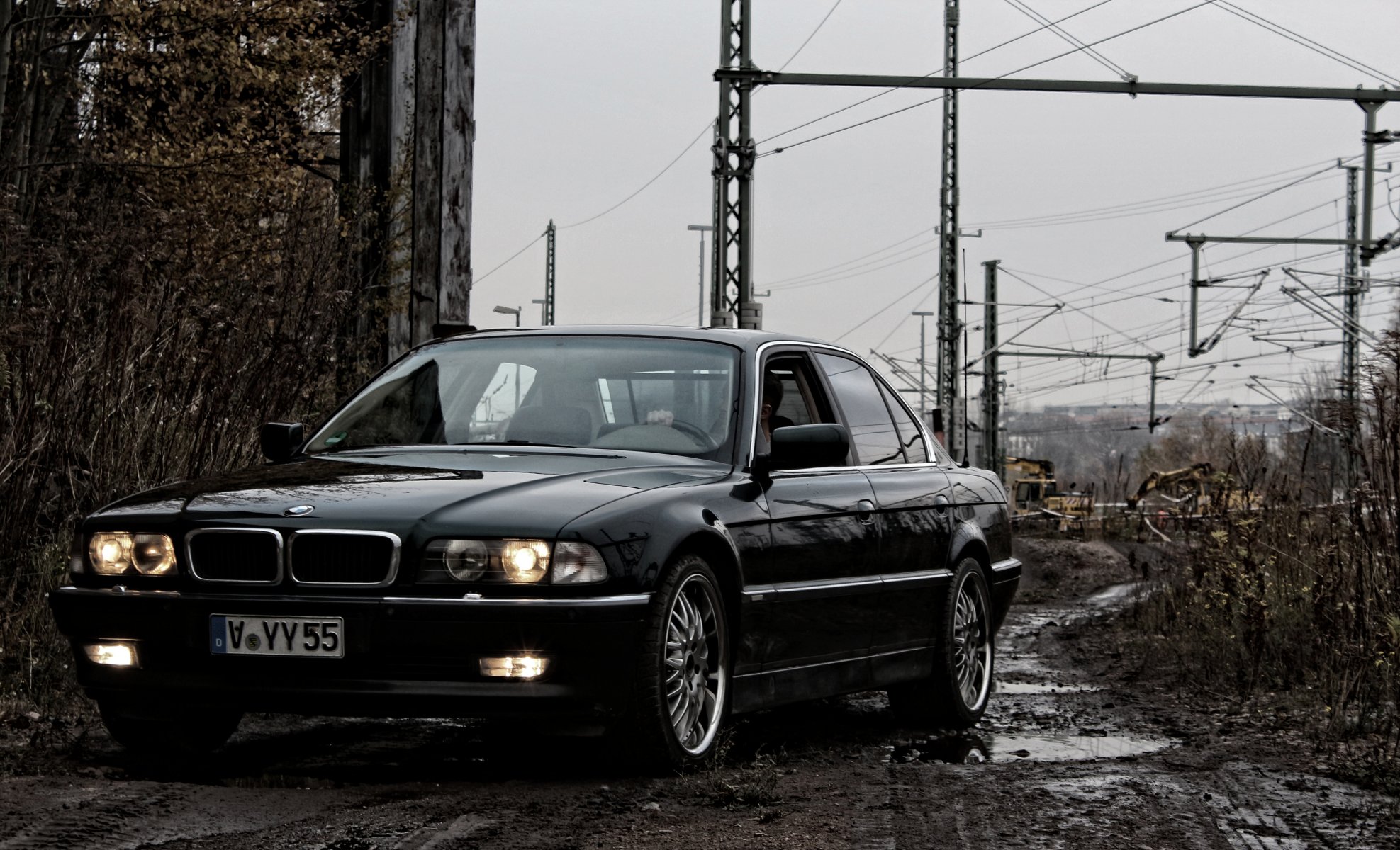 bmw e38 bmw boomer fango nero fari