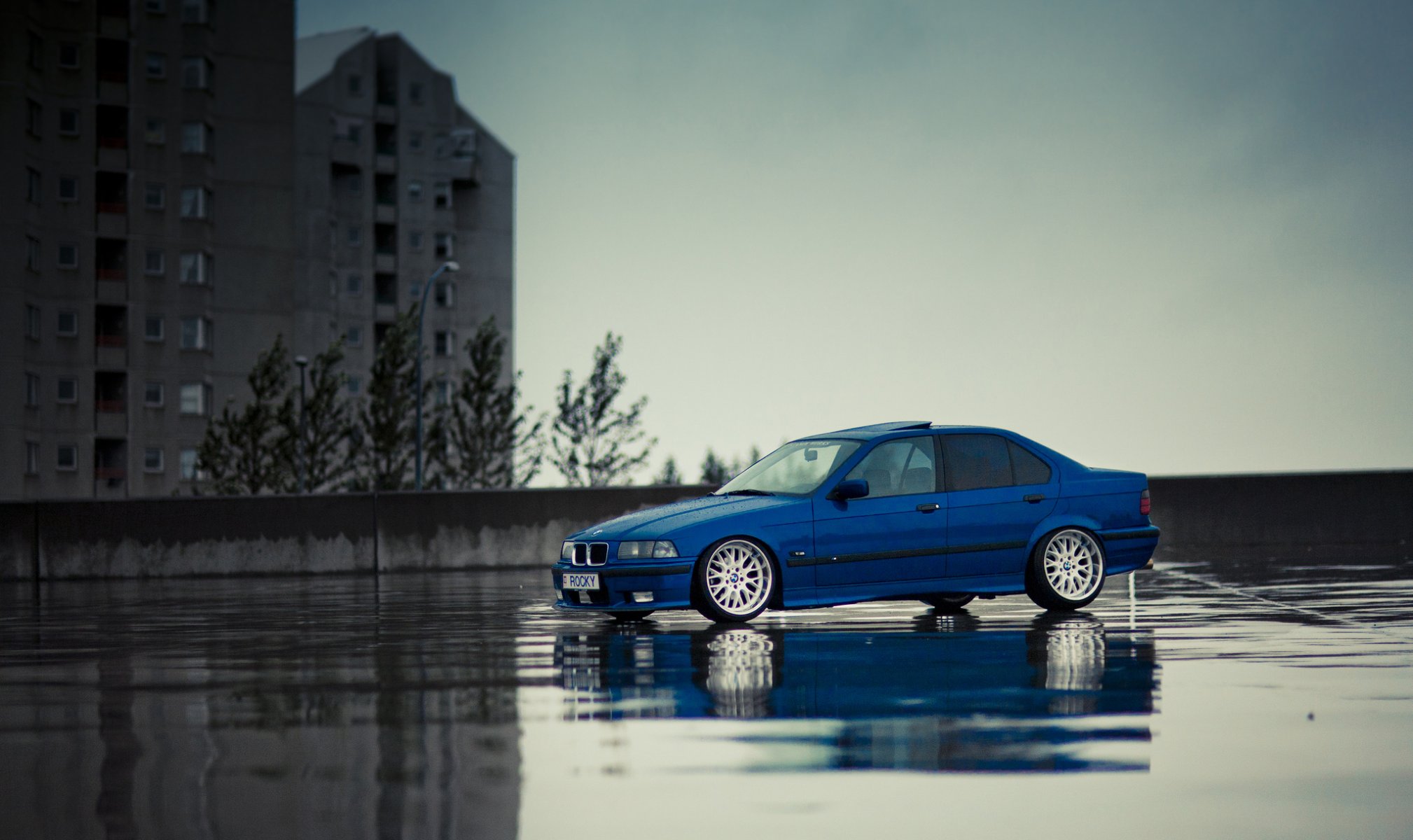 bmw e36 m3 bmw tuning posición azul