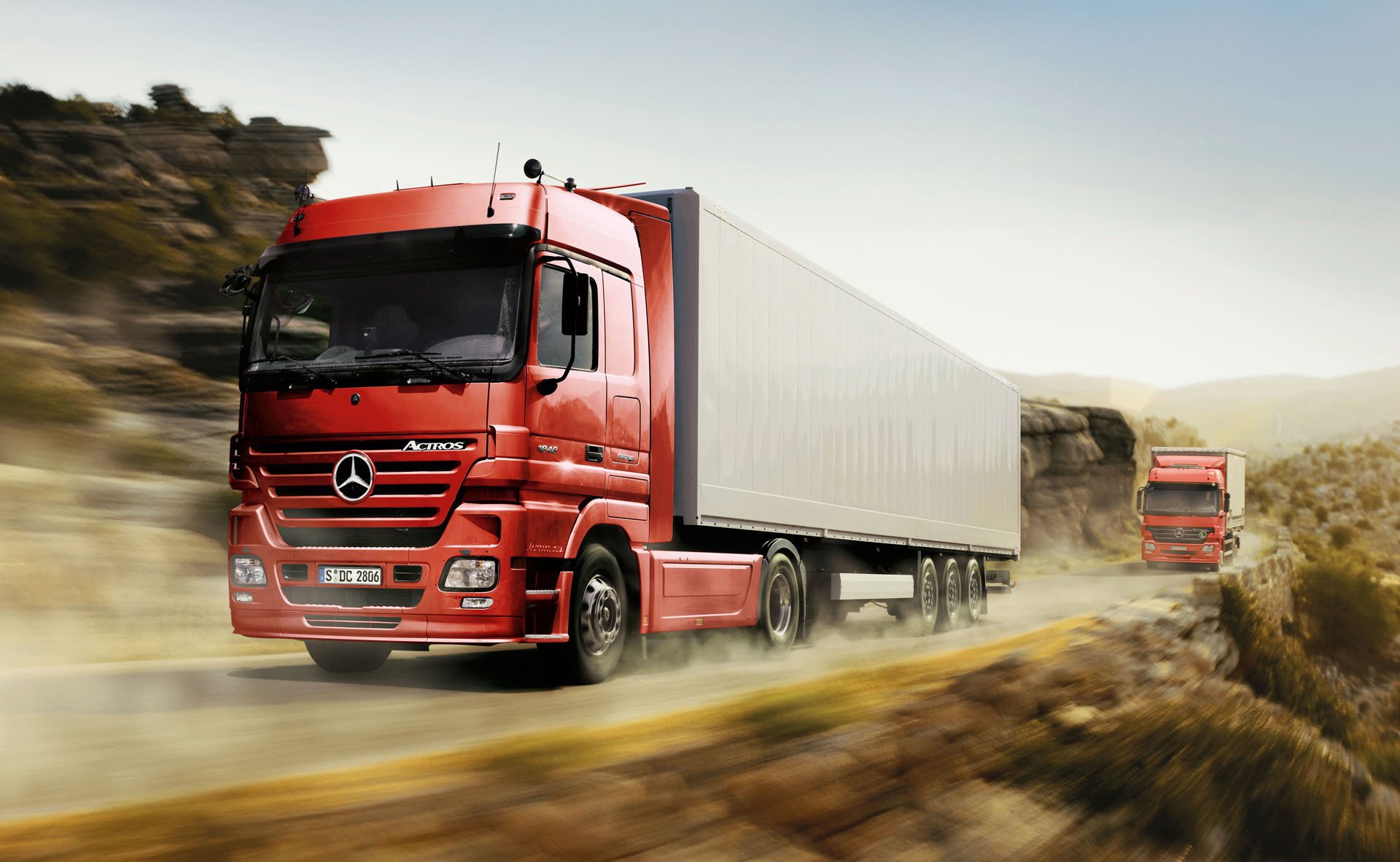 mercedes actros фуры тягачи дальнобойщики дорога скорость