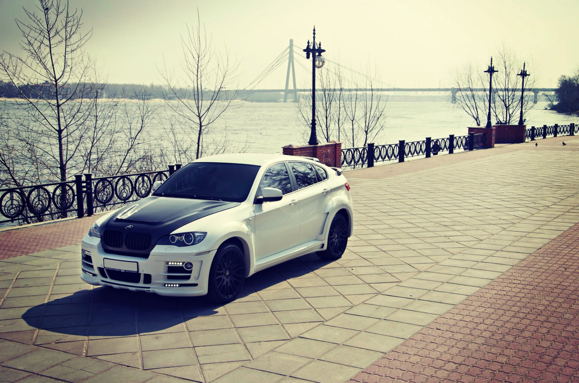 bmw x6 e72 hamann tuning white