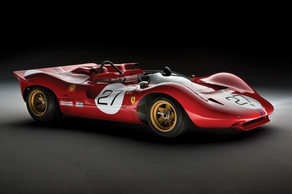 Classic 1967 Ferrari racing