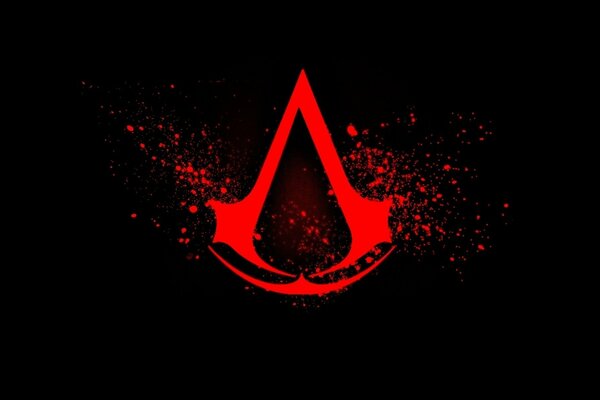 Il sanguinoso logo di assassin creed