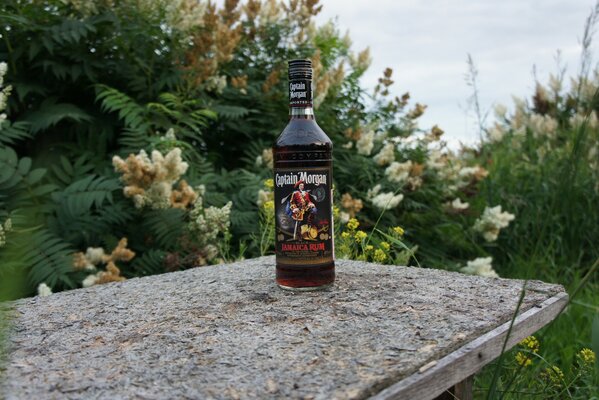 Rhum dans la nature en fleurs