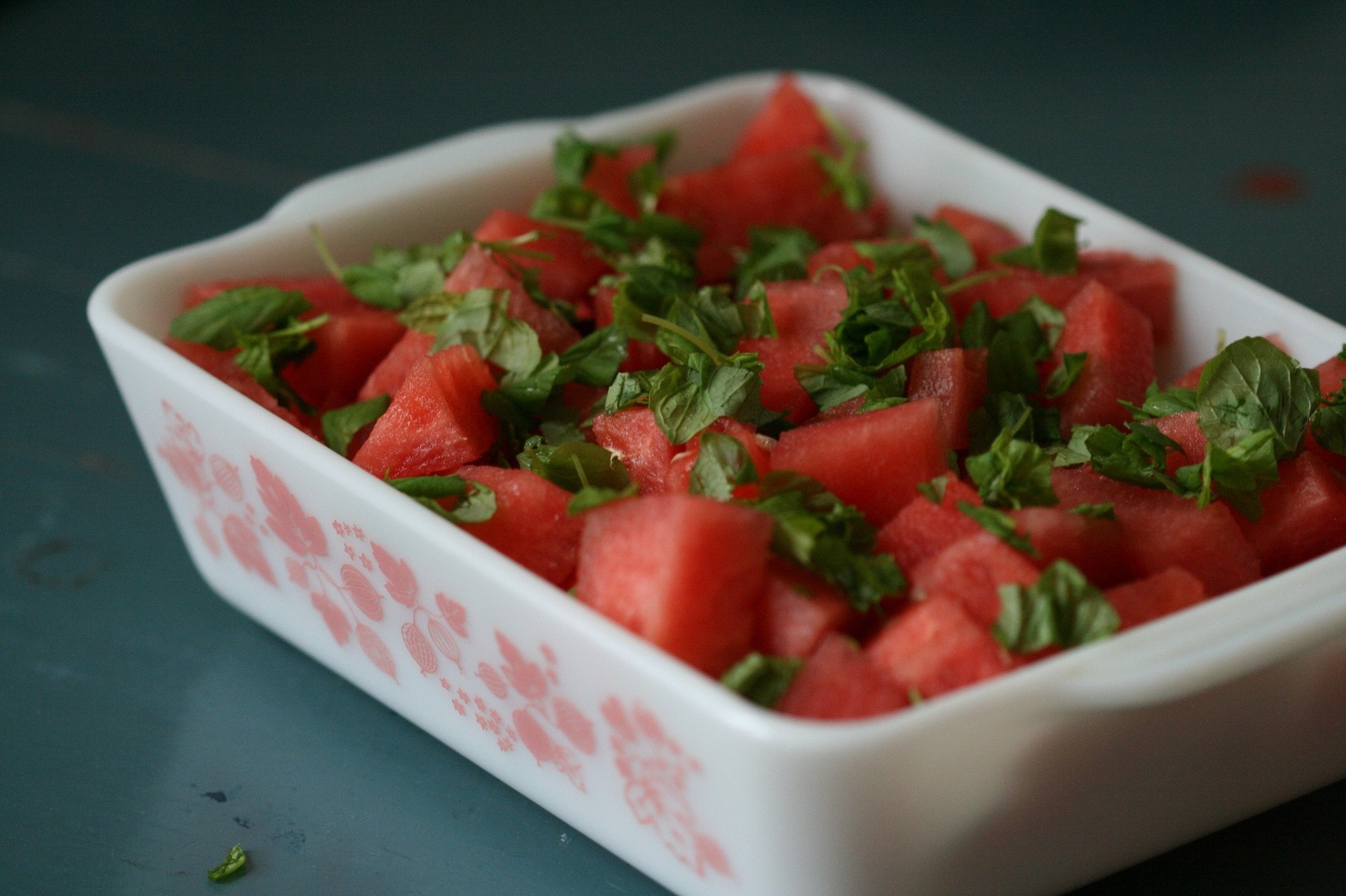 sandía verduras forma