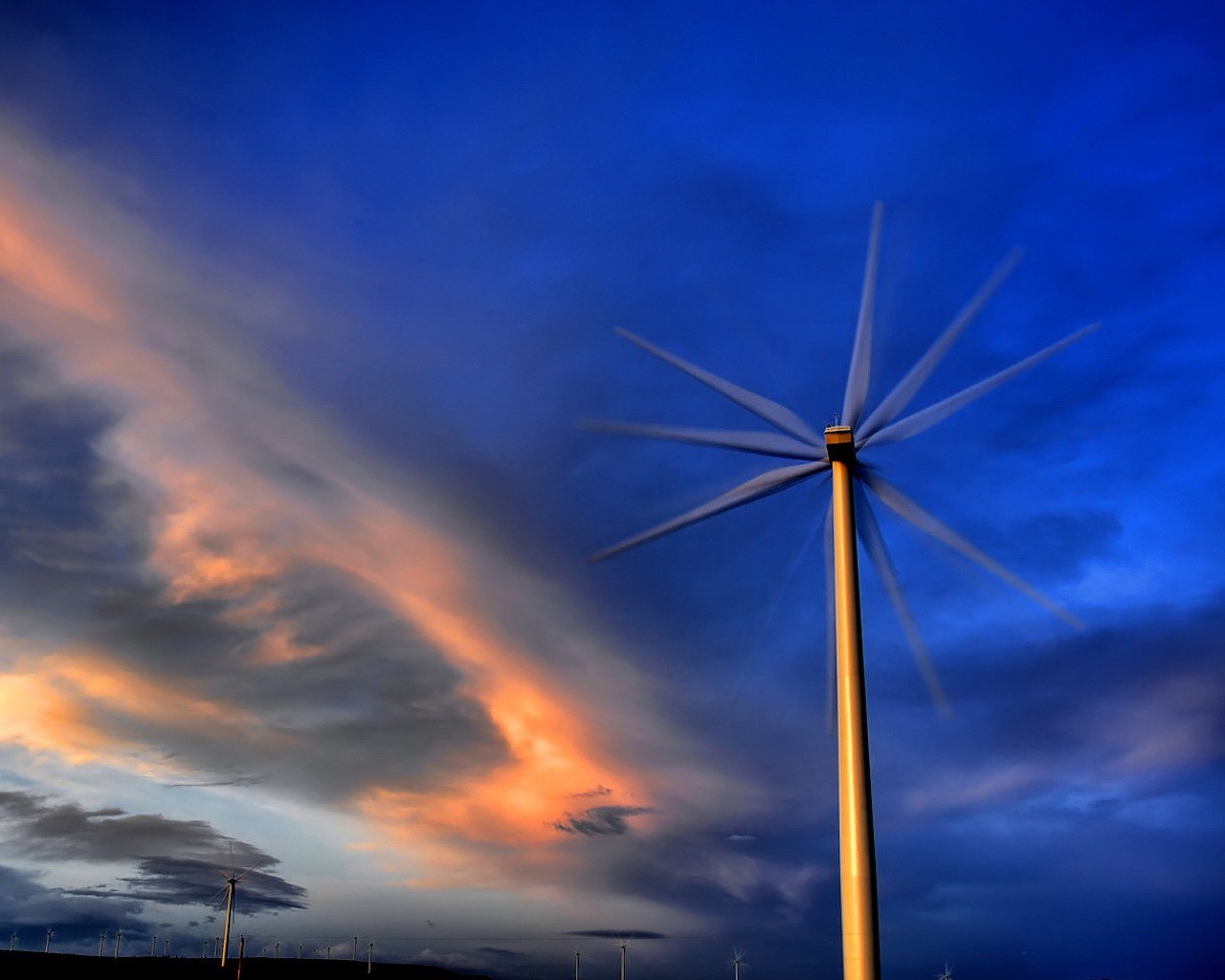 viento cielo nubes azul