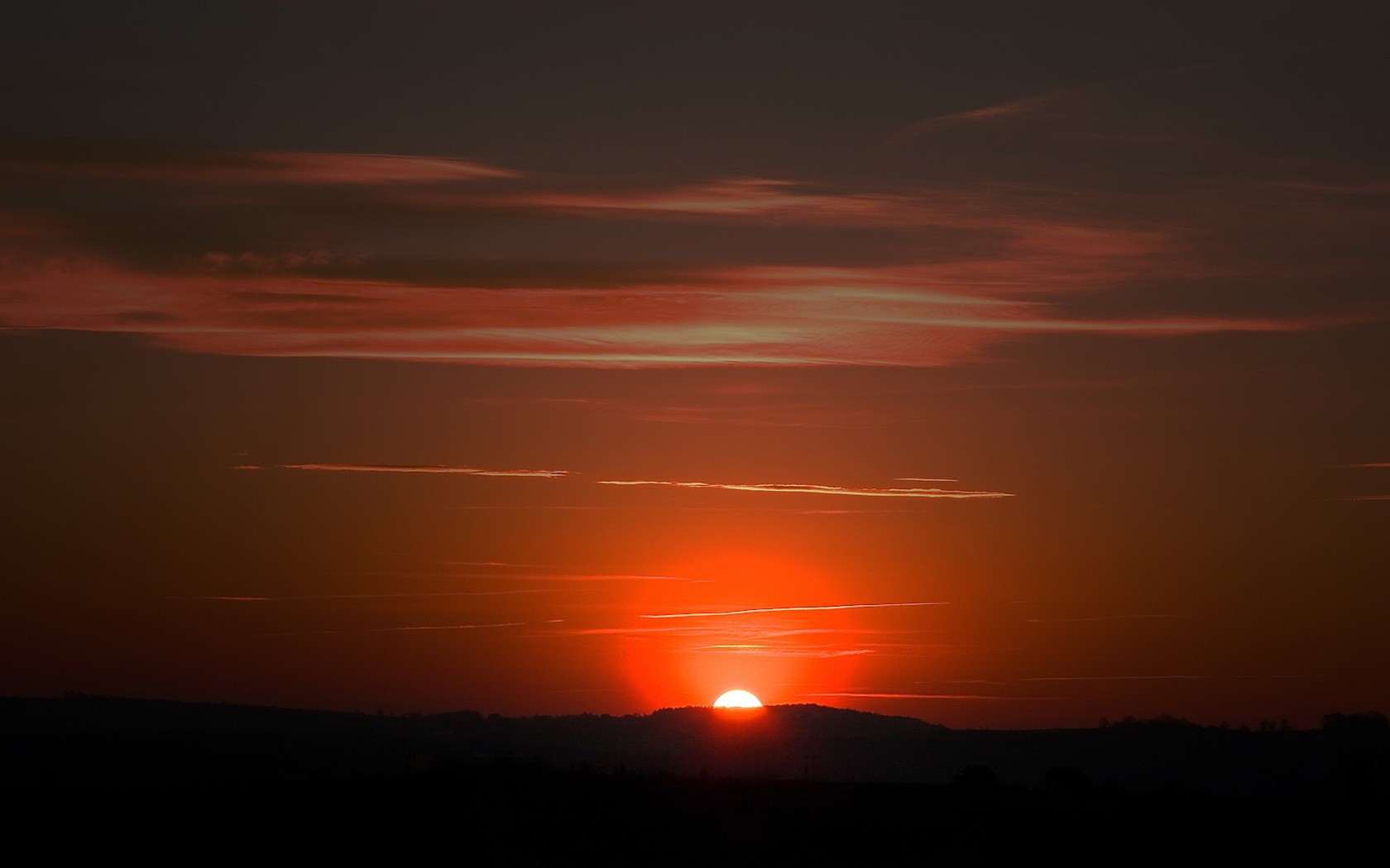 soleil coucher de soleil soir