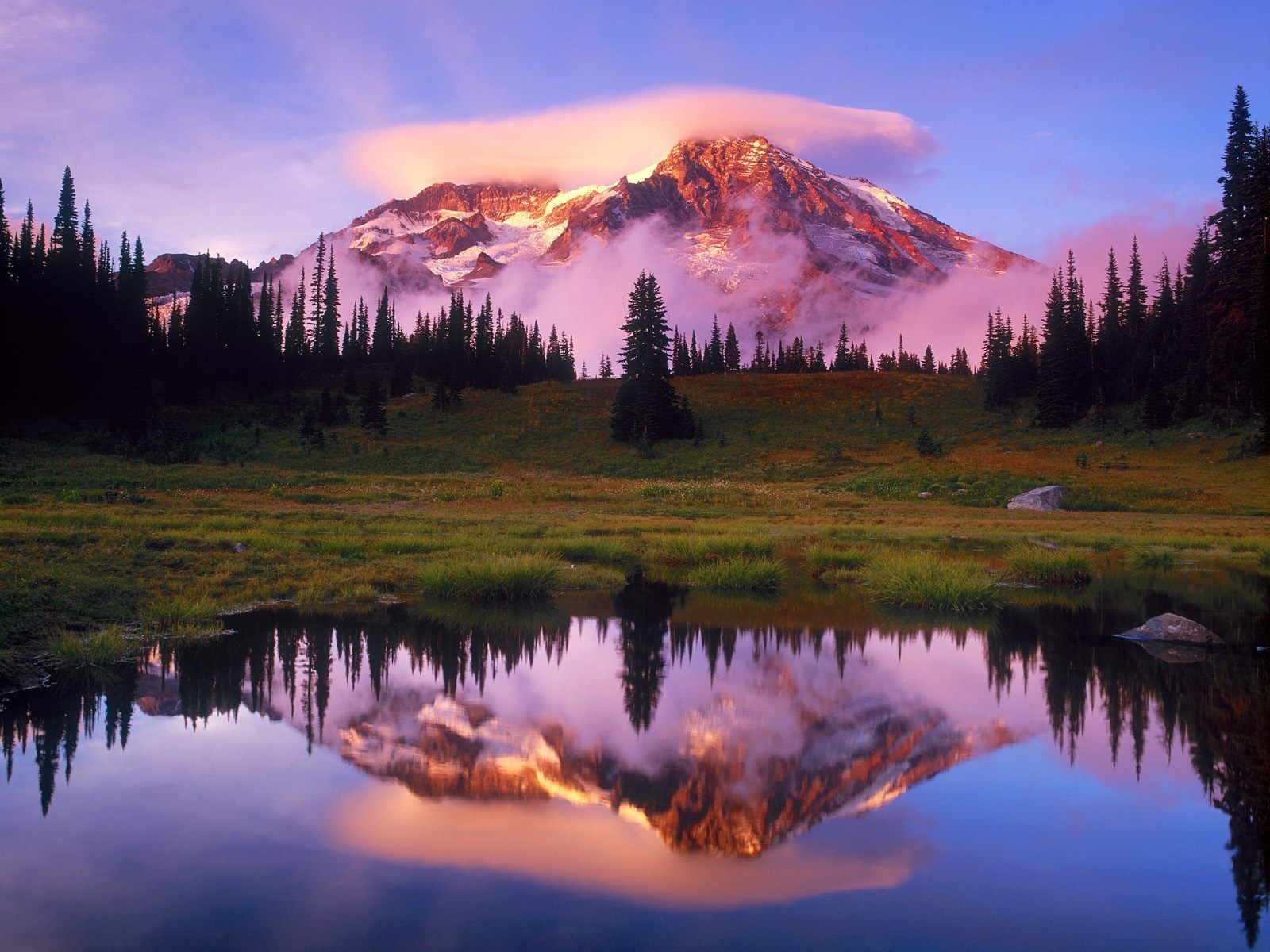 mountain reflection washington