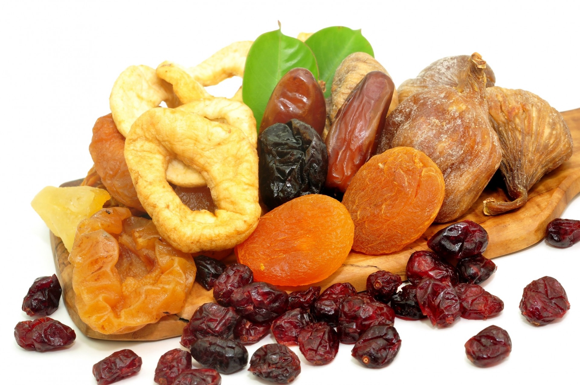 many dried fruits diversity