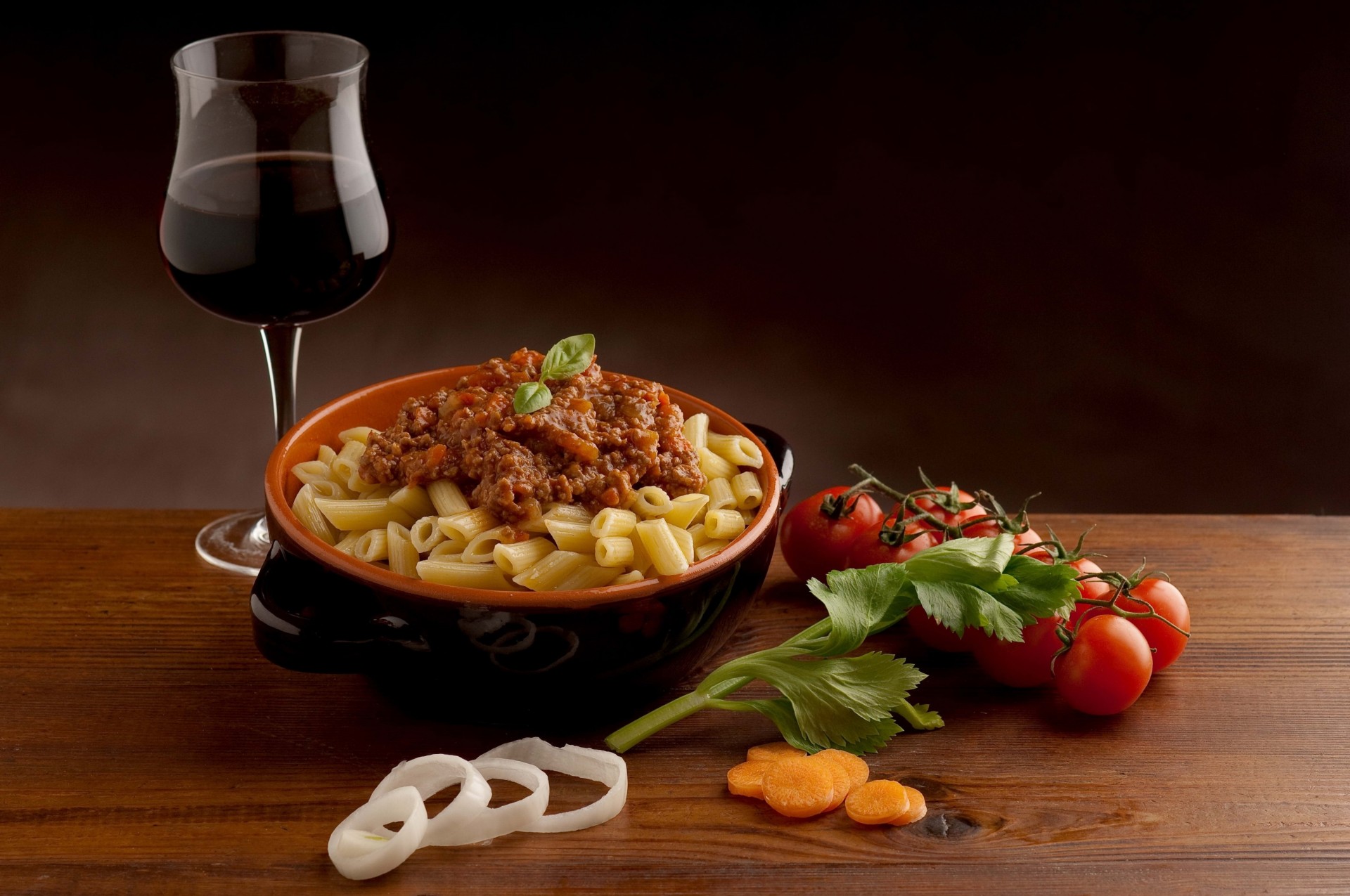 vidrio vino pasta mesa