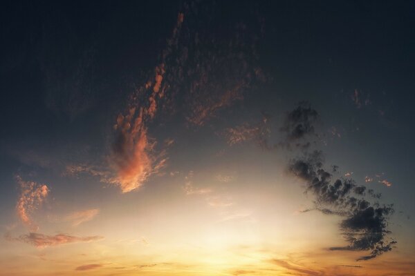 Nubes en el cielo